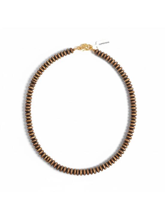 Jewelry - 16–18" Solid Copper 7mm Saucer Bead Necklace